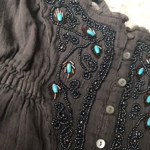 Abercrombie & Fitch Tops - Abercrombie beaded tank top Abercrombie & Fitch Tops - Abercrombie beaded tank top